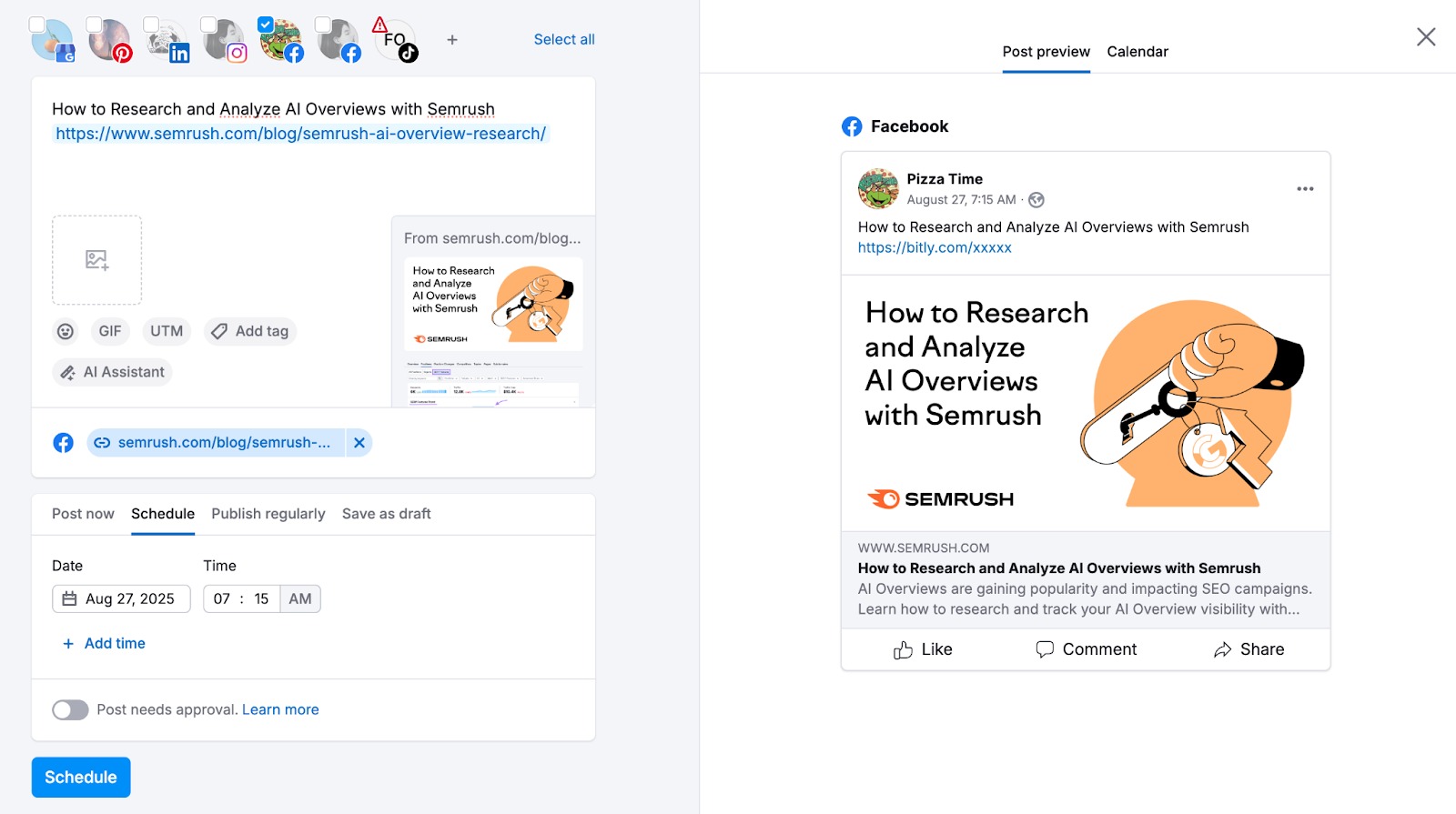 How to use Social Poster Chrome Extension image 5